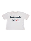 pretty gurlz luv art tee by tysmastudios